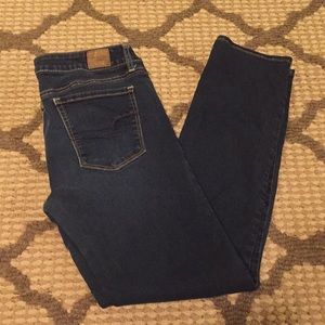 American Eagle Dark Wash 14 Skinny Jeans